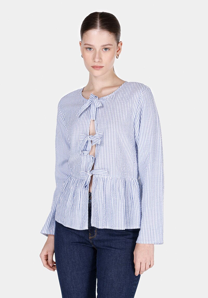 Изображение Женская блузка длинный рукав