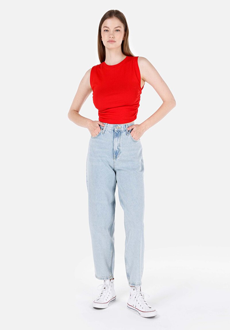 Изображение Женские джинсы balloon fit, цвет индиго