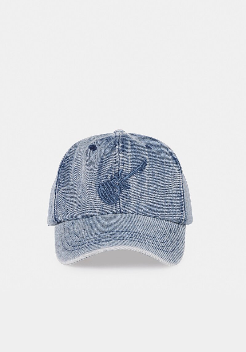 Изображение Мужская синяя шапка