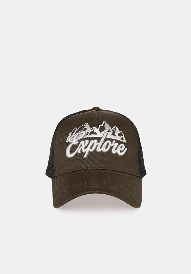 Изображение Мужская зелёная шапка