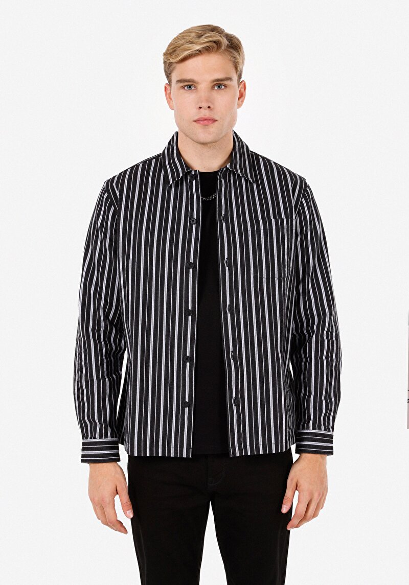 Изображение Мужская рубашка длинный рукав