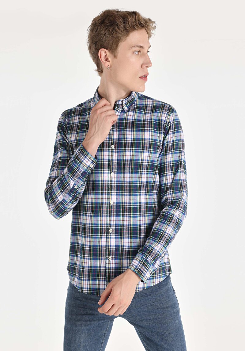Изображение Мужская рубашка длинный рукав