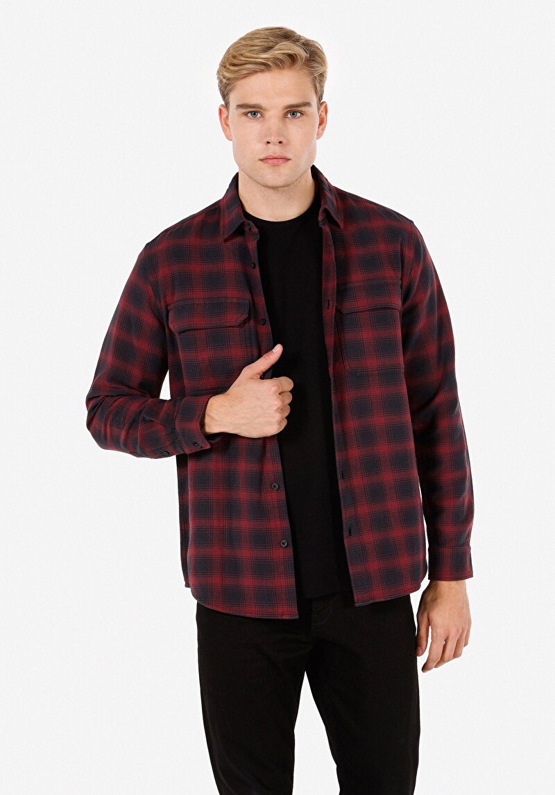 Изображение Мужская Рубашки Длинный Рукав