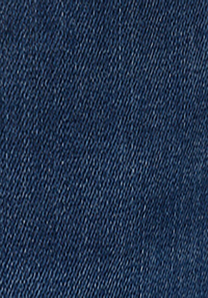 Показать информацию о Женские джинсы скинни цвета индиго с высокой посадкой