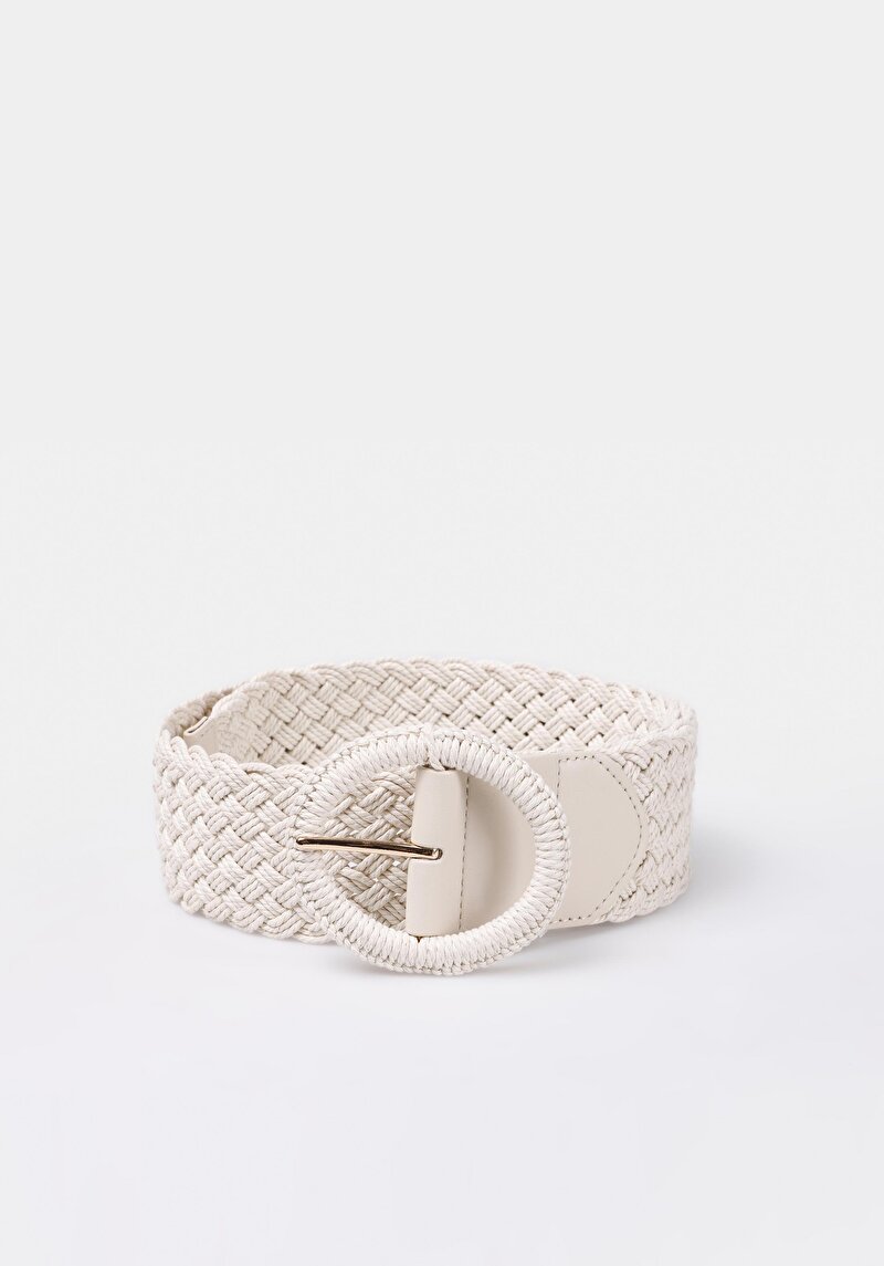 Изображение Женский ремень цвета экрю