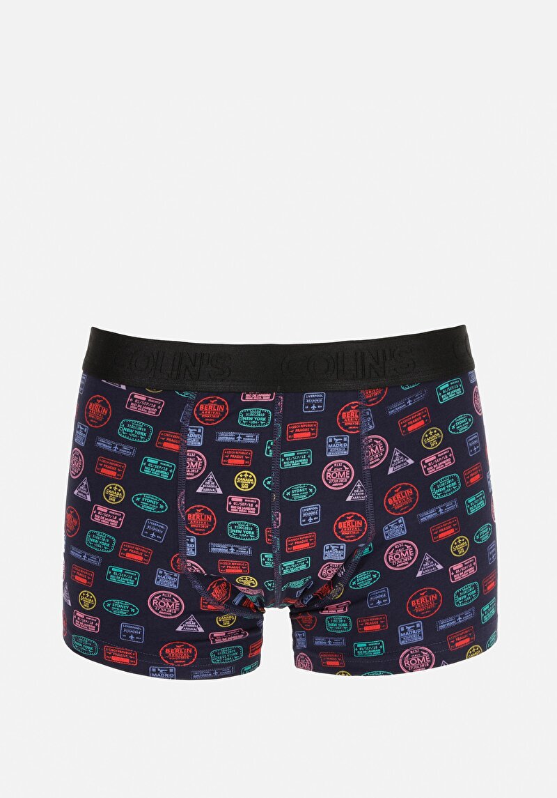 Изображение Мужские тёмно-синие боксеры modern fit