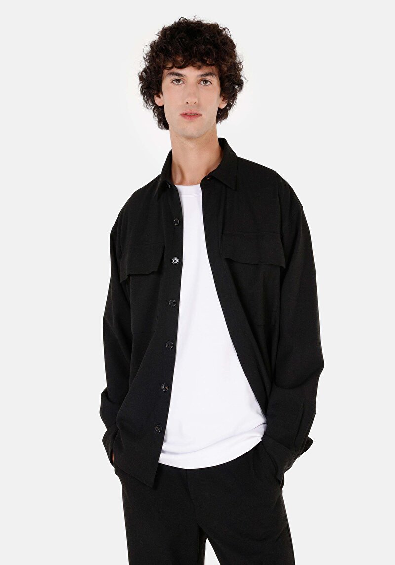 Изображение Мужская рубашка длинный рукав