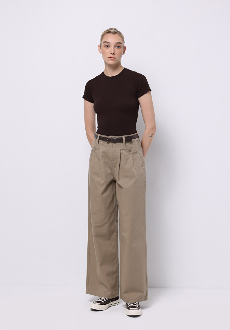 Изображение Женские брюки с высокой талией Regular Fit