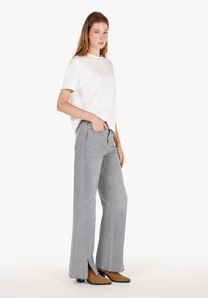 Изображение Женские серые джинсы regular fit