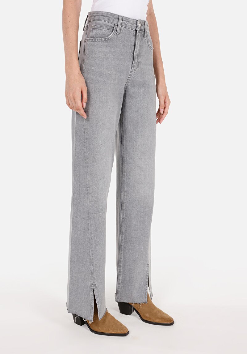 Показать информацию о Женские серые джинсы regular fit