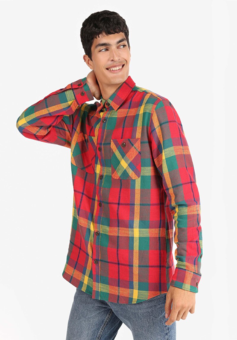 Изображение Мужская рубашка длинный рукав