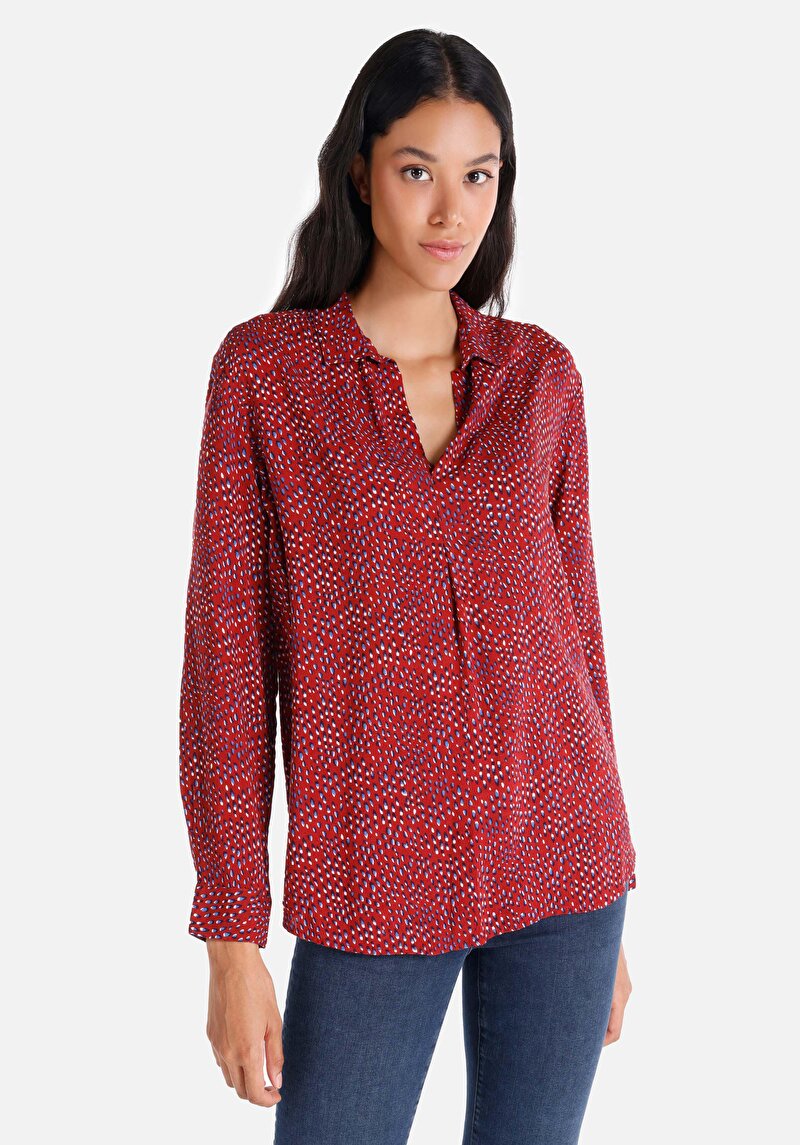 Изображение Женская блузка длинный рукав