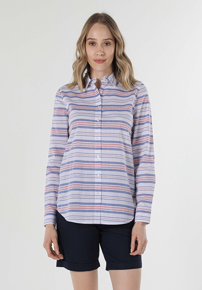 Показать информацию о Женская рубашка длинный рукав