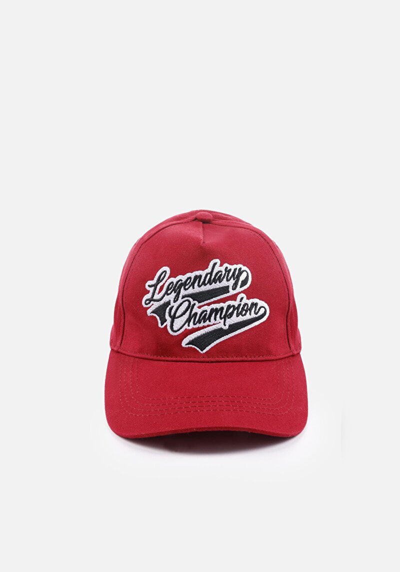 Изображение Мужская бордовая бейсболка