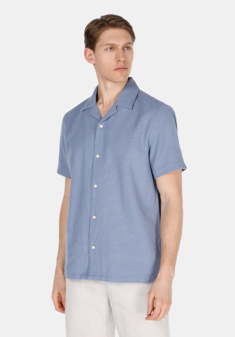 Изображение Мужская рубашка короткий рукав