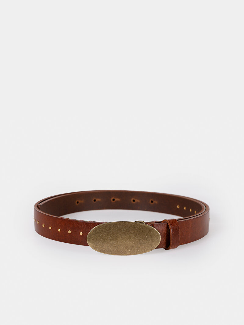 Изображение Женский бежевый ремень