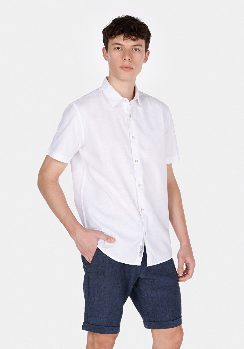 Изображение Мужская рубашка короткий рукав