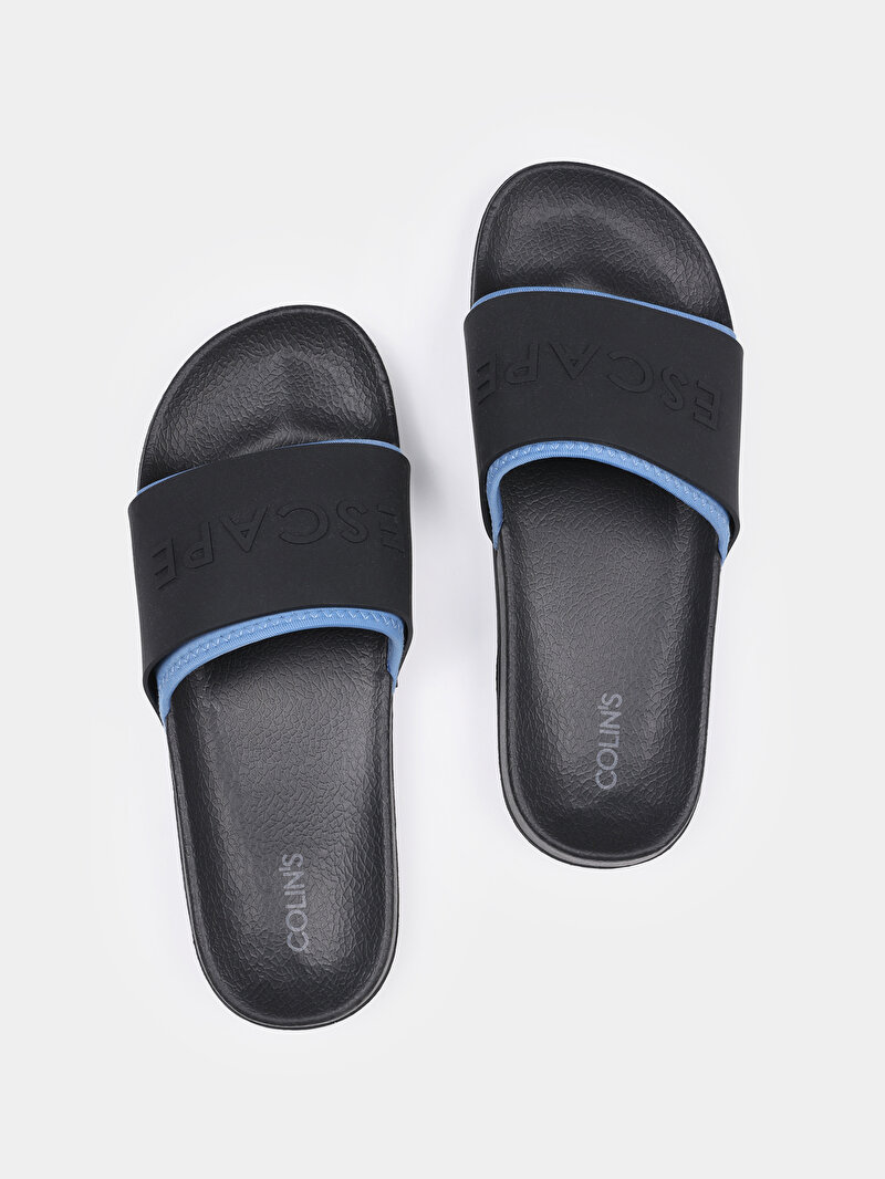 Изображение Мужские черные сланцы