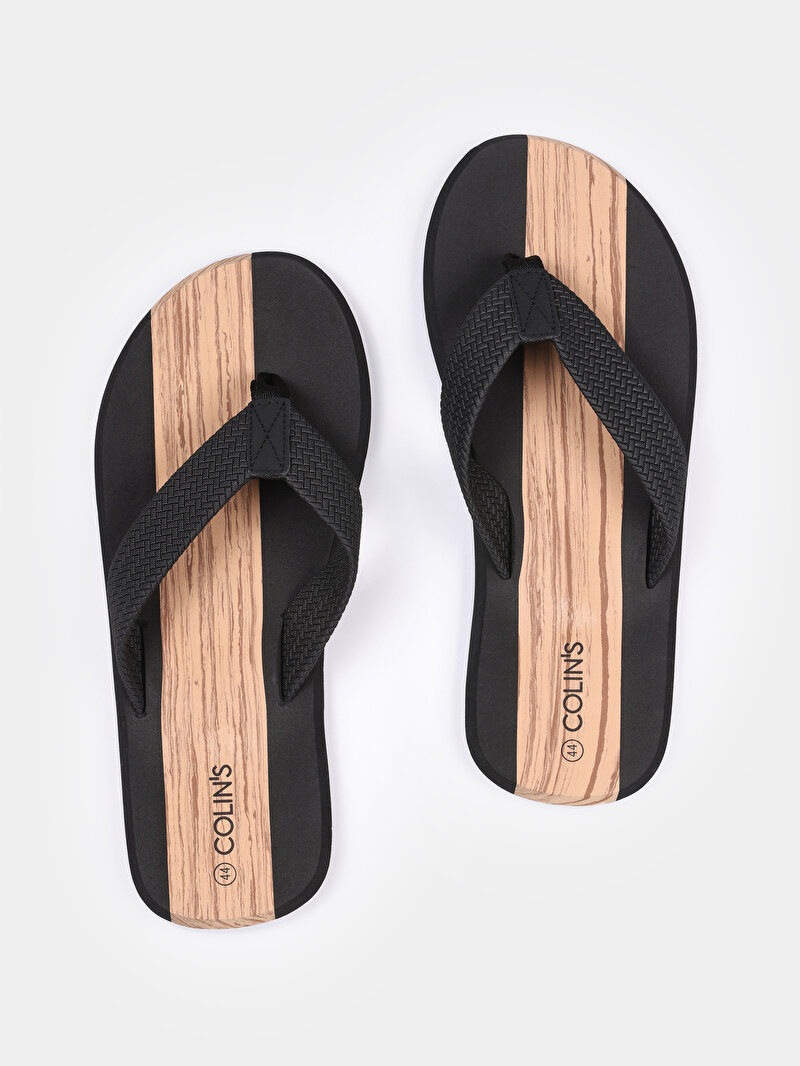 Изображение Мужские черные сланцы