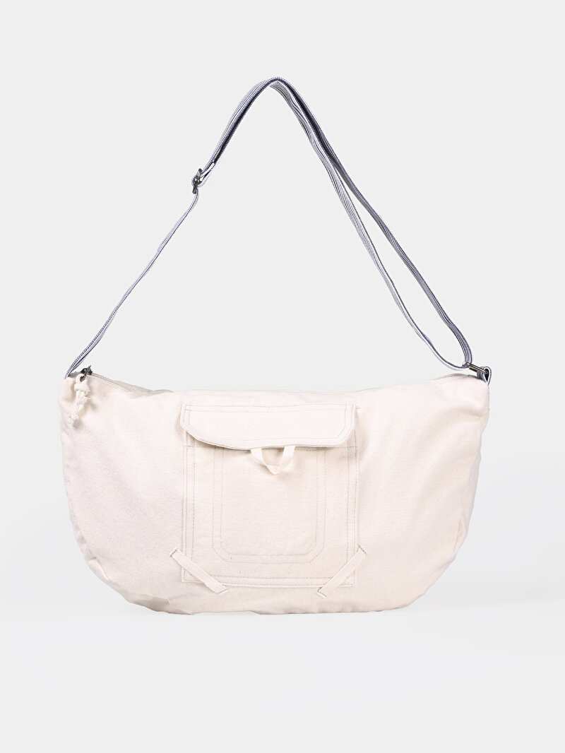 Изображение Женская сумка цвета экрю