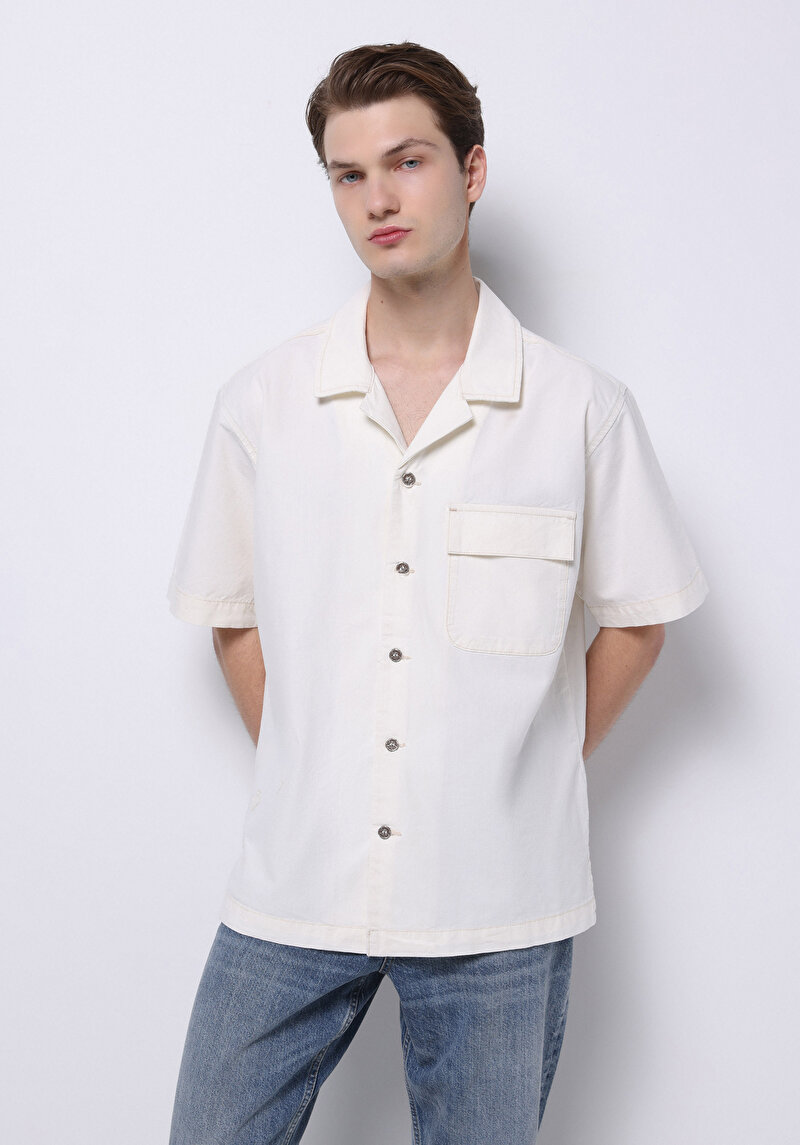 Изображение Мужская рубашка короткий рукав