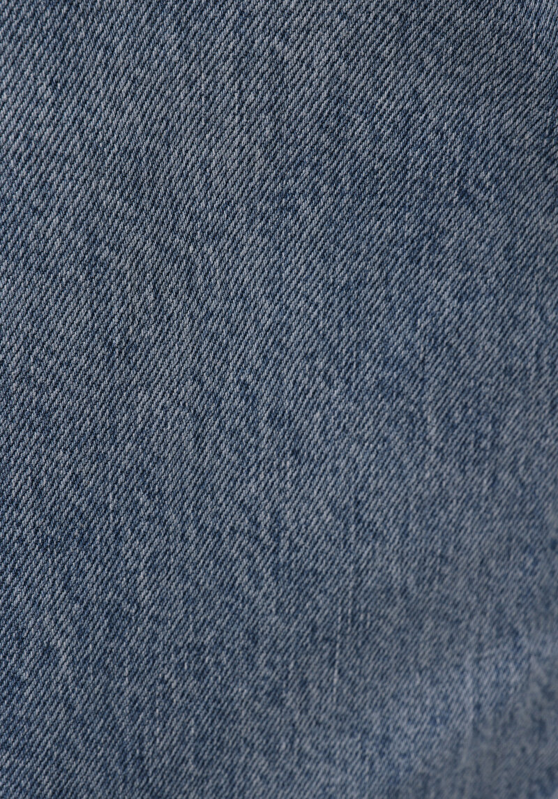 Показать информацию о Женские джинсы цвета индиго с высокой талией и широкими штанинами, обычного кроя