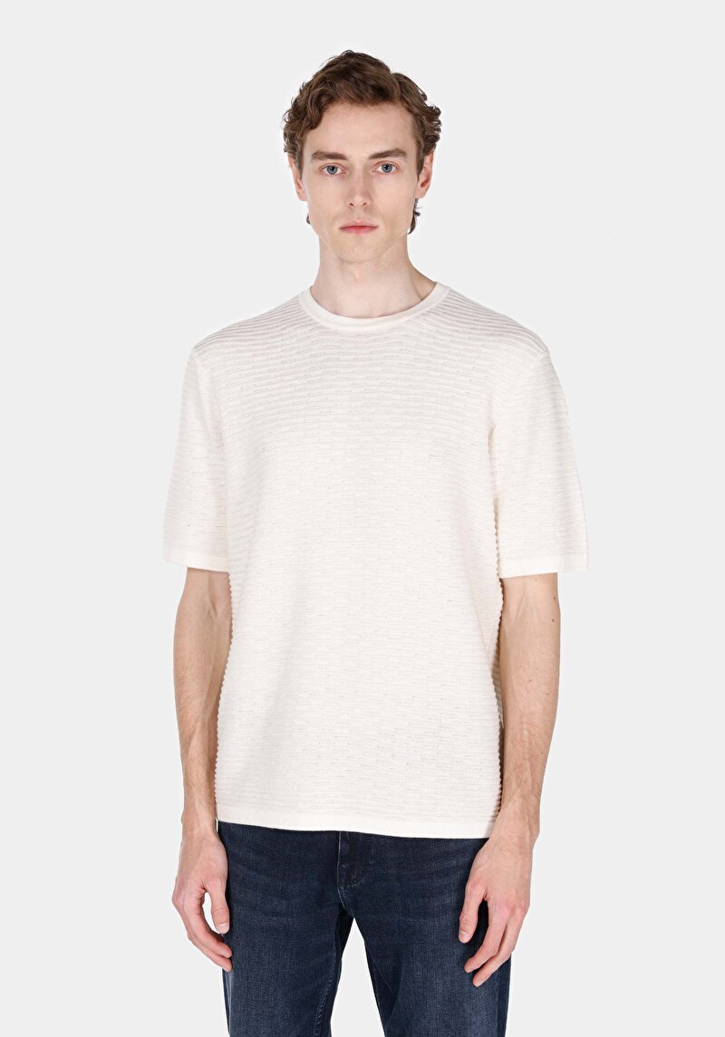 Изображение Мужской свитер с коротким рукавом