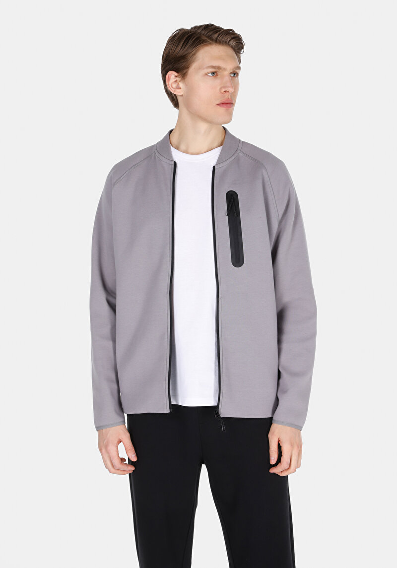 Изображение Мужская серая куртка comfort fit