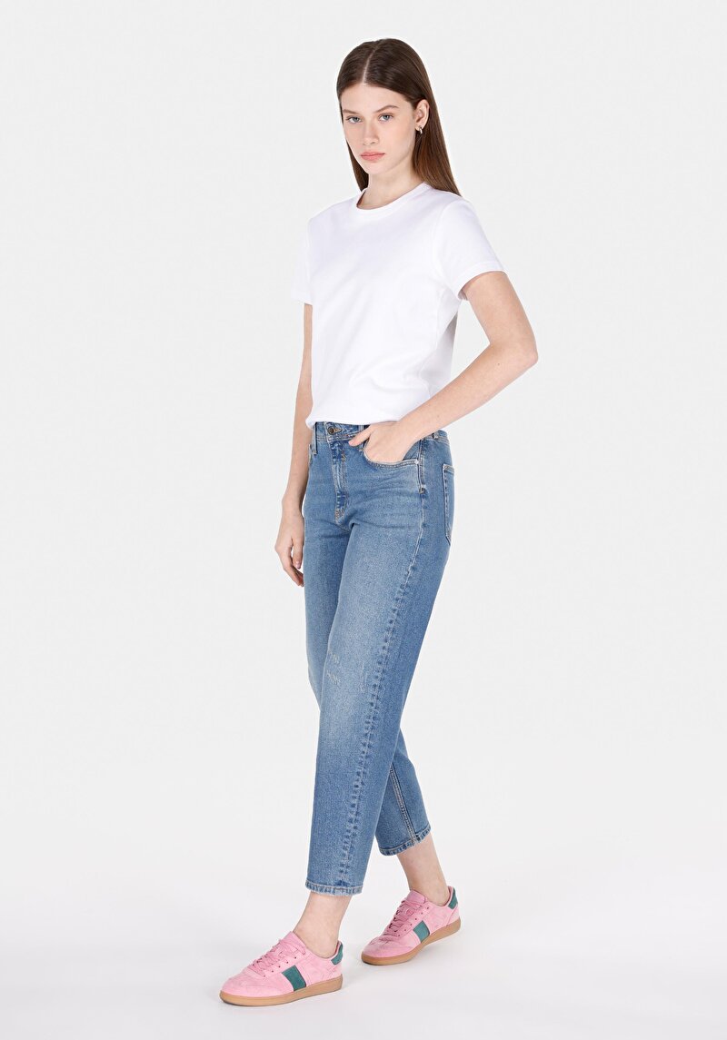 Изображение Женские брюки средней посадки Boyfriend Fit