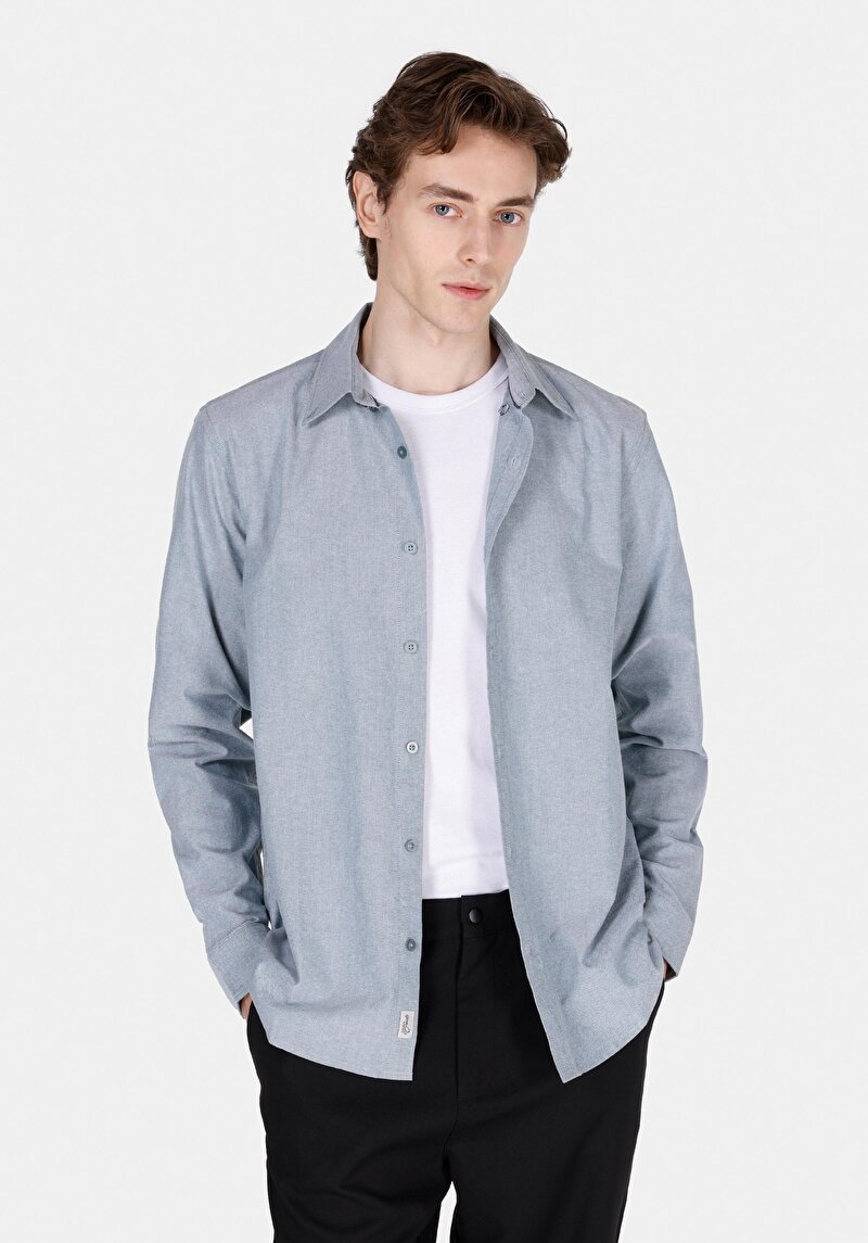 Изображение Мужская рубашка длинный рукав