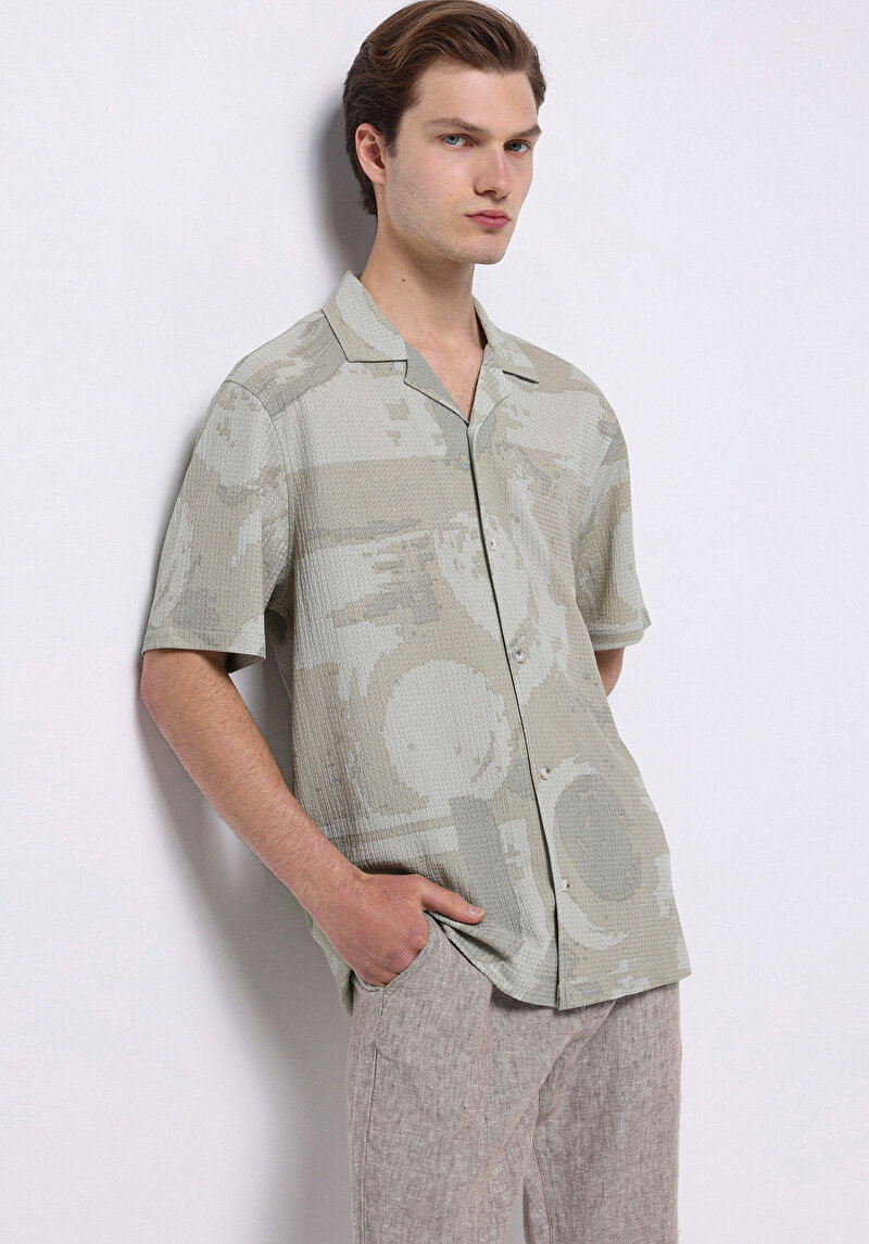 Изображение Мужская рубашка короткий рукав