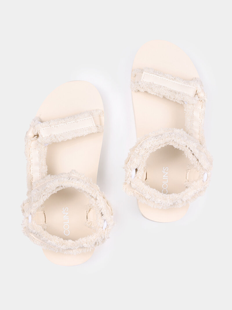 Изображение Женские бежевые сланцы