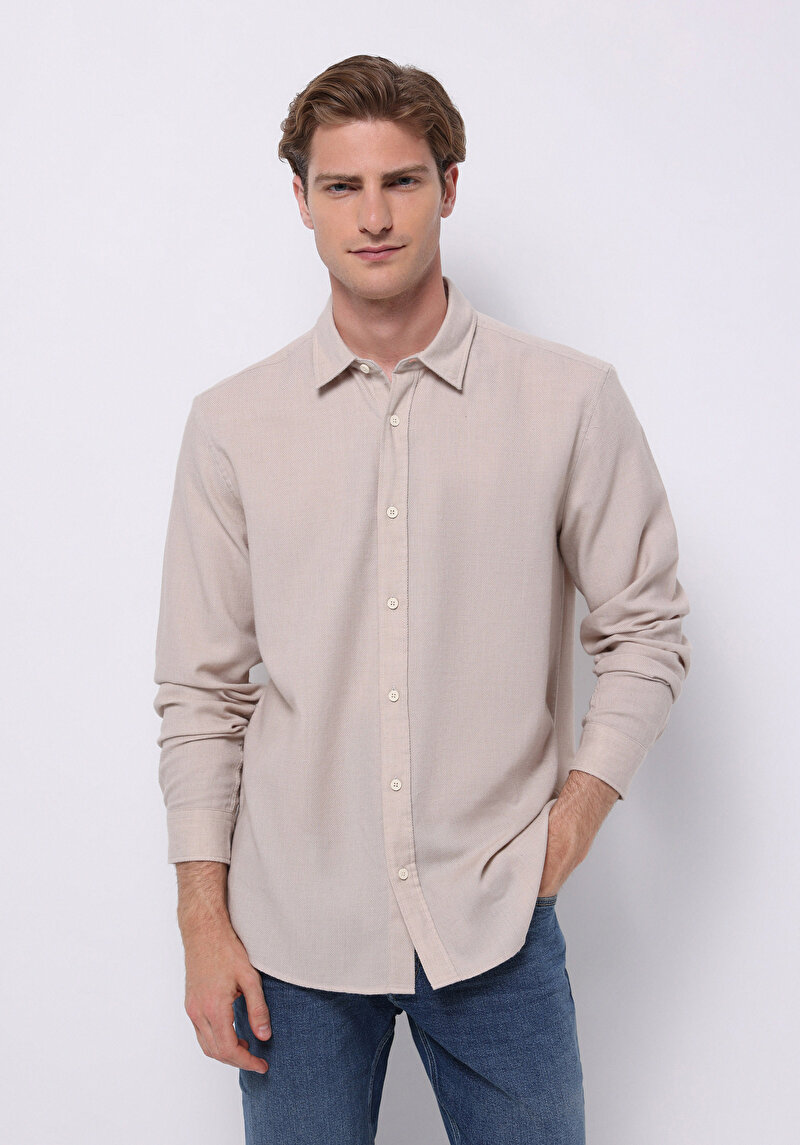Изображение Мужская рубашка длинный рукав