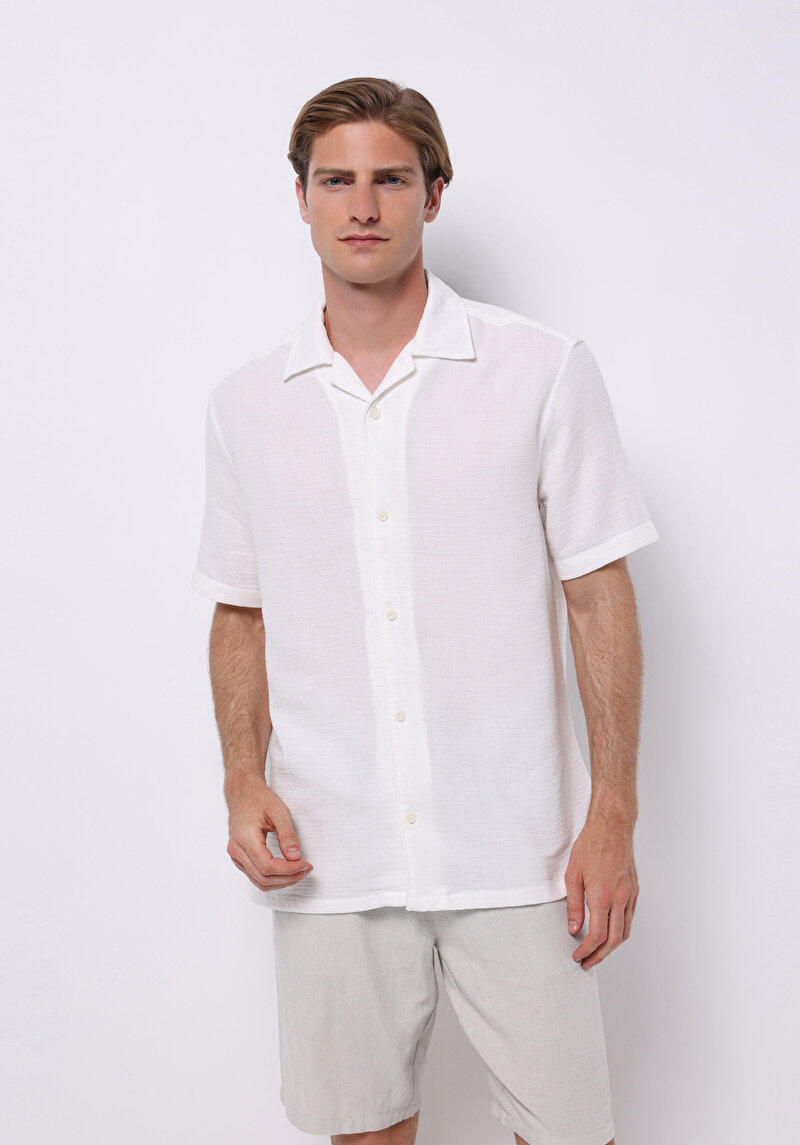 Изображение Мужская рубашка короткий рукав