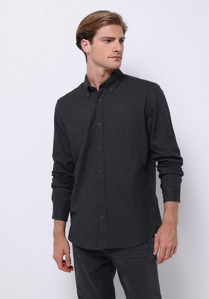 Изображение Мужская рубашка длинный рукав
