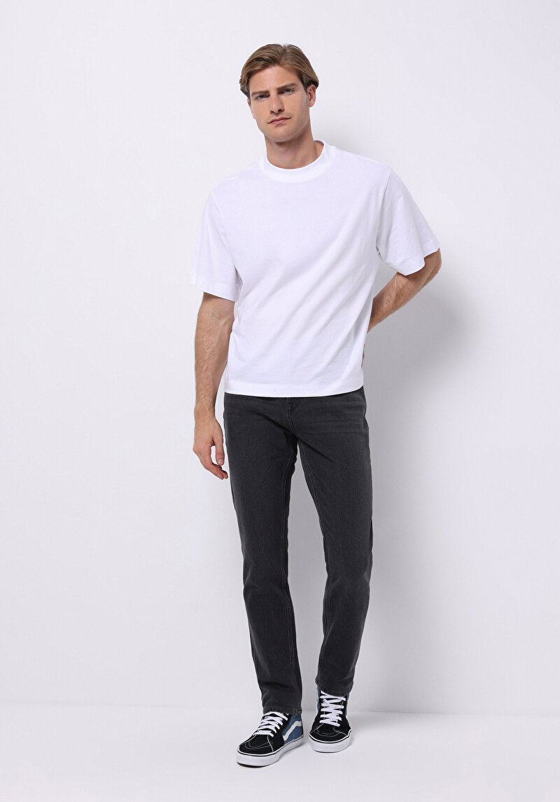 Изображение Мужские черные брюки Regular Fit