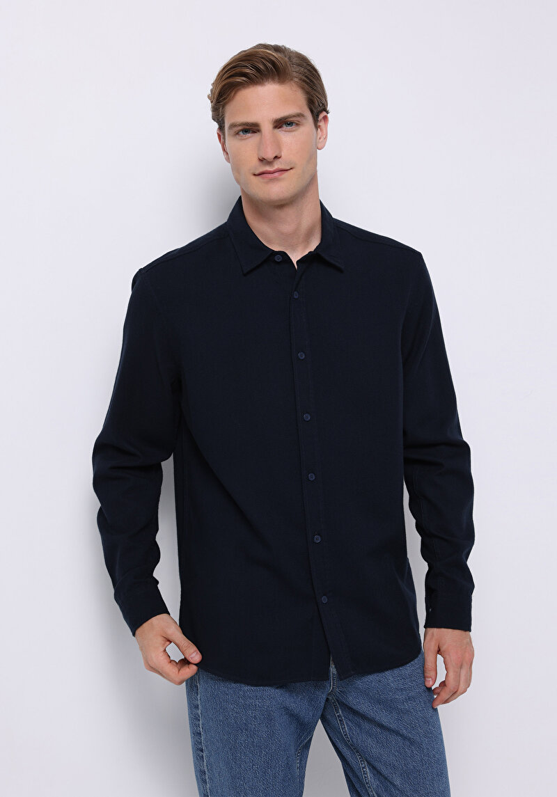 Изображение Мужская рубашка длинный рукав