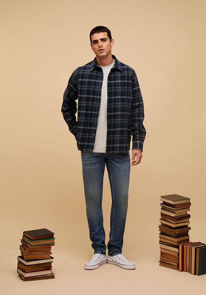 Изображение Мужская Рубашки Длинный Рукав