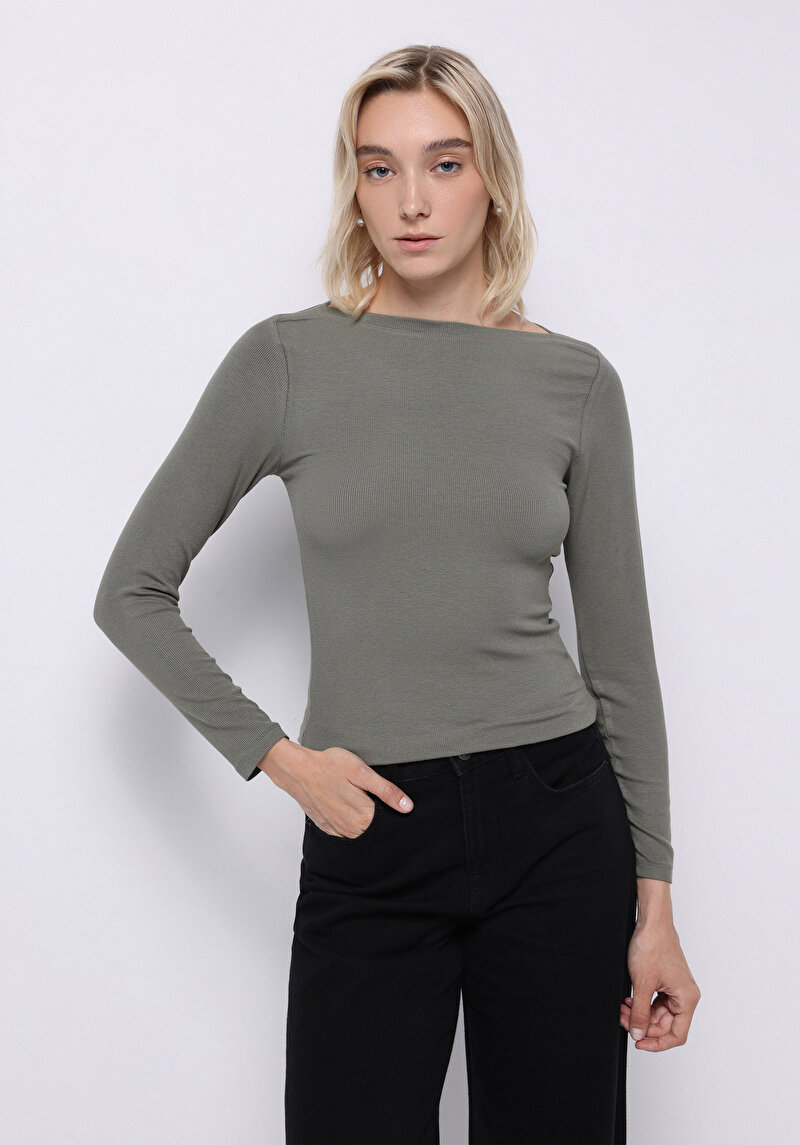 Изображение Женская футболка с длинным рукавом