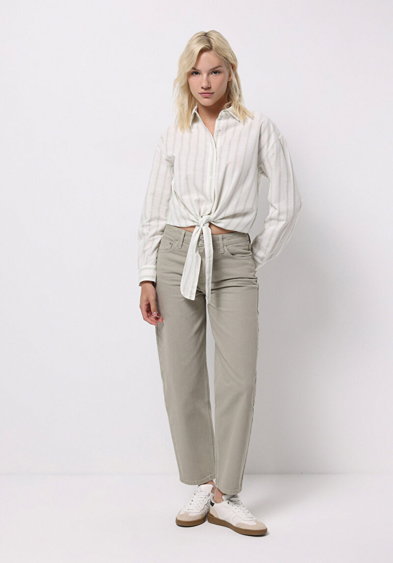 Изображение Женские брюки с высокой талией