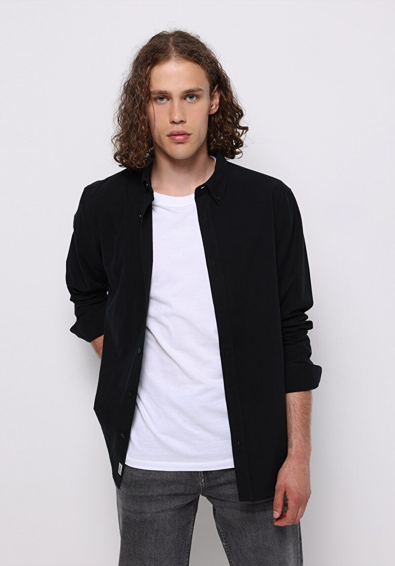 Изображение Мужская рубашка длинный рукав