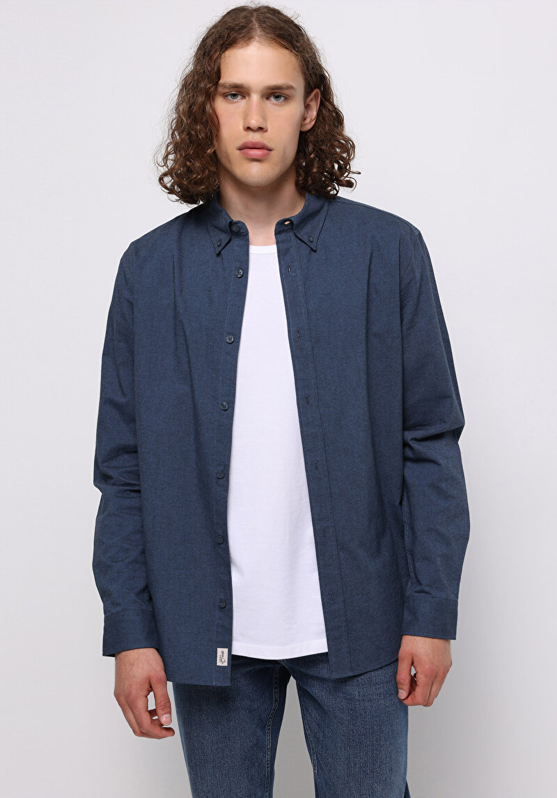 Изображение Мужская рубашка длинный рукав