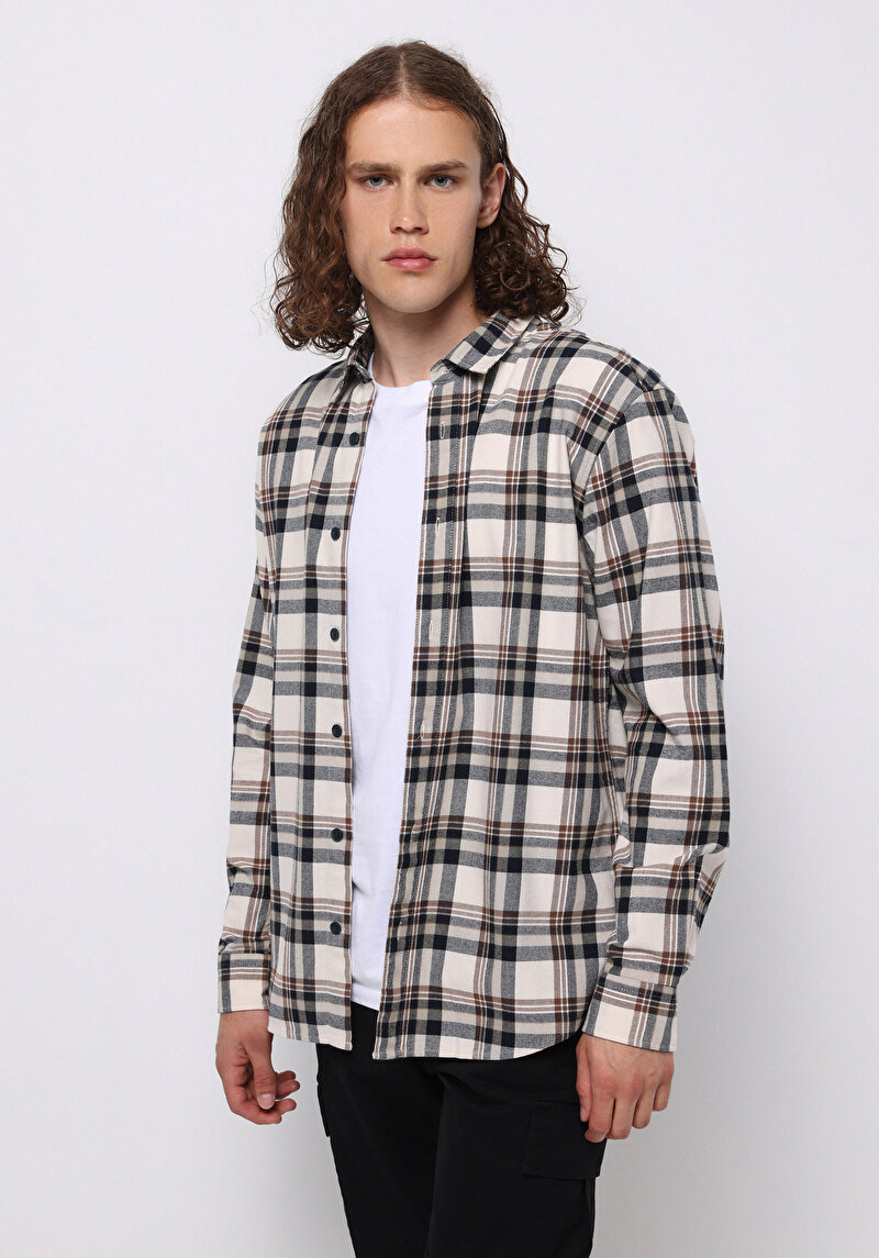 Изображение Мужская Рубашки Длинный Рукав