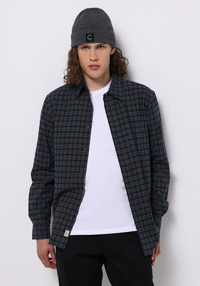 Изображение Мужская Рубашки Длинный Рукав