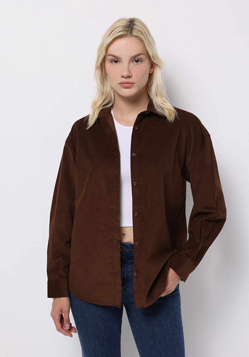 Изображение Женская рубашка длинный рукав