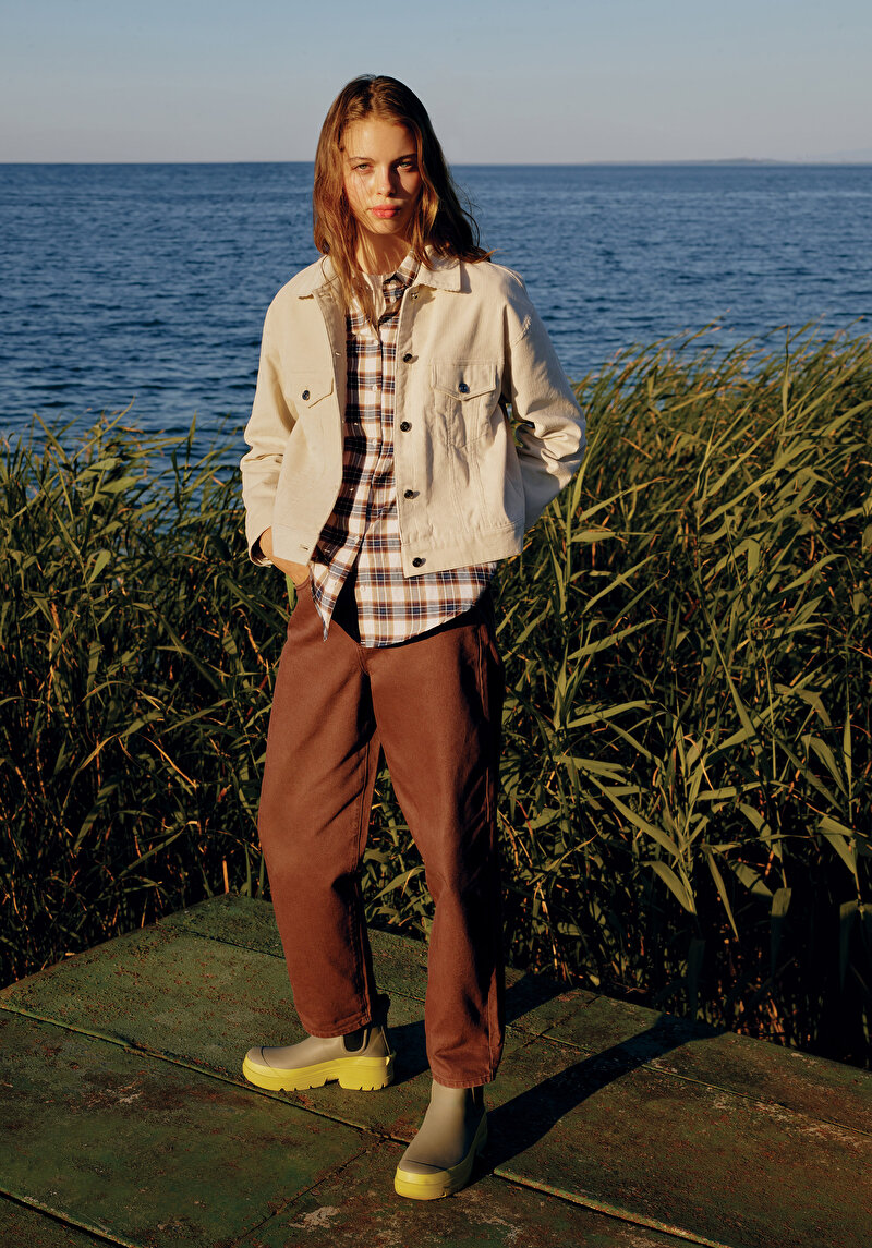 Изображение Женские Брюки Barrel Fit