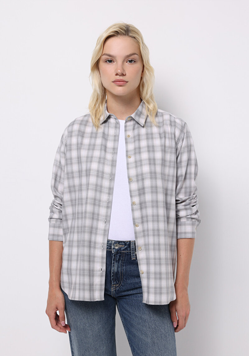 Изображение Женская рубашка длинный рукав