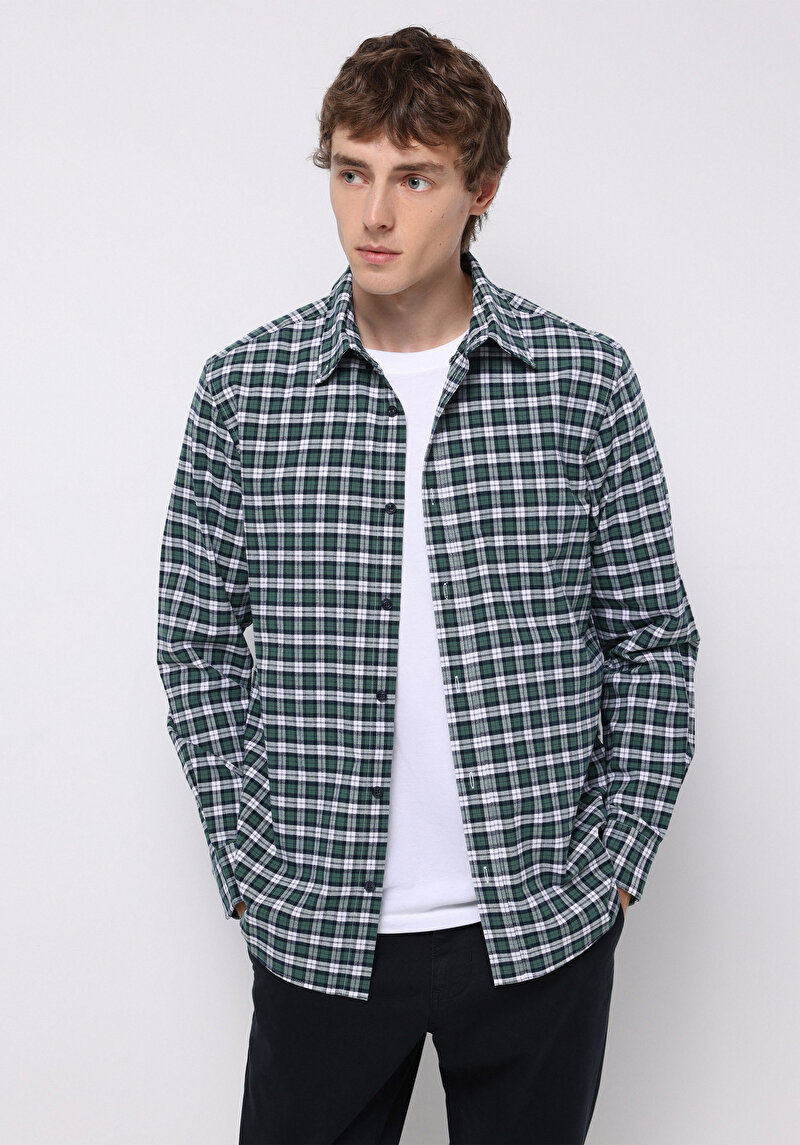 Изображение Мужская Рубашки Длинный Рукав