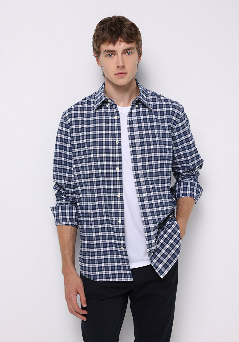 Изображение Мужская Рубашки Длинный Рукав