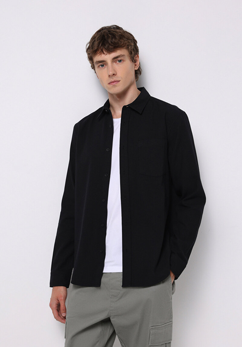 Изображение Мужская Рубашки Длинный Рукав